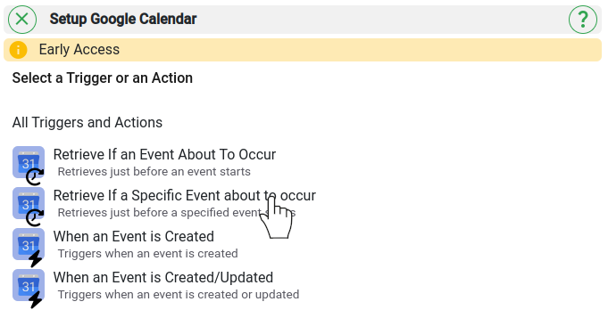 Google calendar